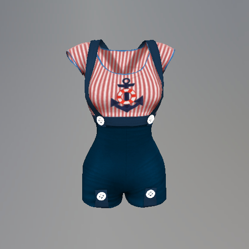 Anchor Nautical Belleza Romper