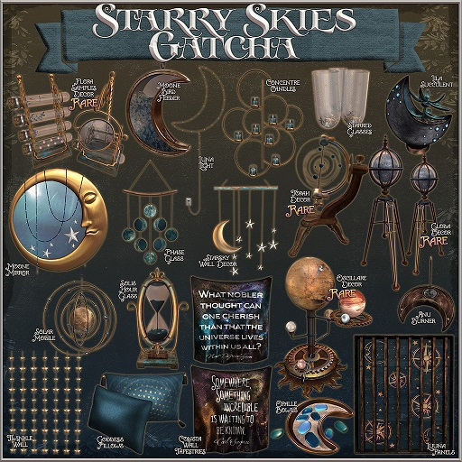 :[P]:- Starry Skies:// Globa Decor RARE
