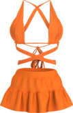 May24 - Vivian Set Orange - Maitreya, Legacy, Legacy Perky, Belleza Freya