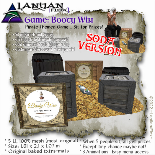 ~L/Fx~Booty Win - Sit for Prizes! *SODA version* Pirate Themed Game! :D