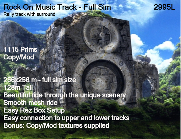 Rock On Music Track - Full sim