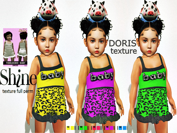 AJ  [SHINE FULL PERM] TD DRESS DORIS  _TEXTURE FULL PERM 1