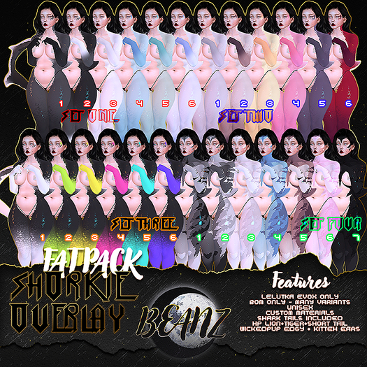 //BEANZ - 013 - Shorkie Overlay FATPACK
