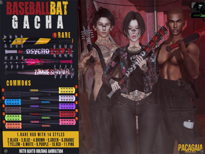 Pacagaia Original - Baseball Bat (6.ORANGE) {COMMON}