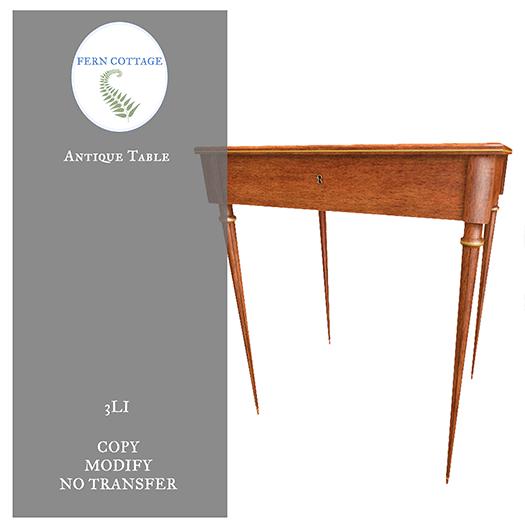 ^FC^ Antique Sewing Table 