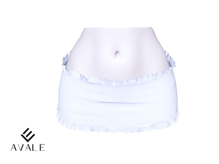 Second Life Marketplace - AVALE Nicole Skirt - White