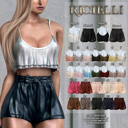 Ricielli - Livy Short (M.Lara) Deep Purple RARE