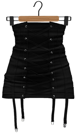 RIOT / Talia Corset Skirt - Slate
