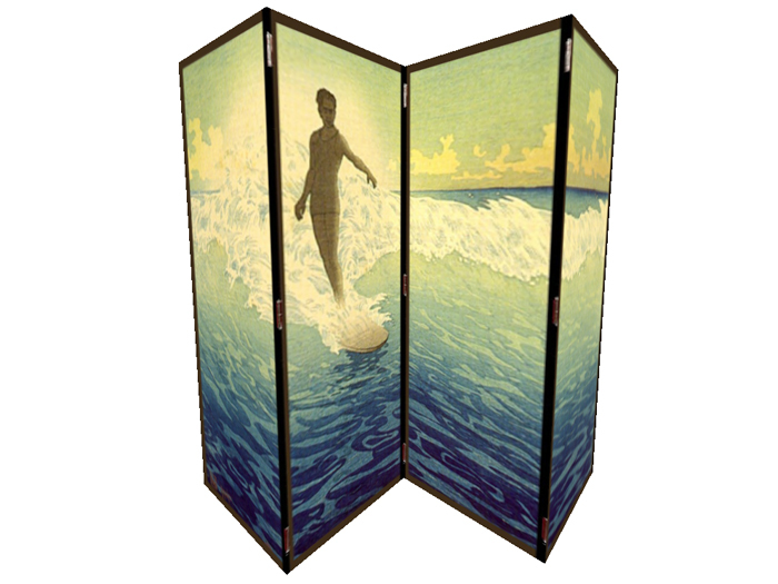Hawaii surf rider 1 prim screen hinged