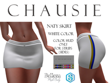 Chausie - Naty Skirt White