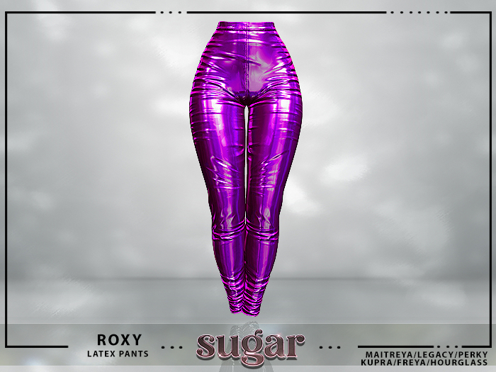 [sugar] Roxy Latex Pants [HOT PINK] Unpacker