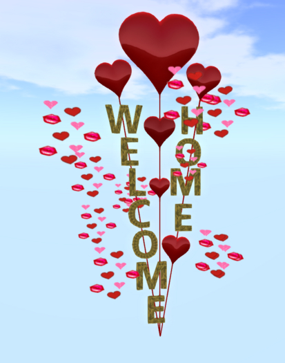 Welcome Home Hearts & Kisses Emitter