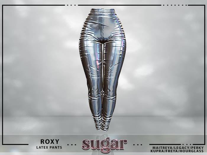 [sugar] Roxy Latex Pants [HOLOGRAPHIC PEARL] Unpacker  *MAITREYA • TMP • LEGACY • PERKY • KUPRA • SLINK HOURGLASS
