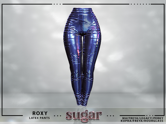 [sugar] Roxy Latex Pants [HOLOGRAPHIC GRAPE] Unpacker  *MAITREYA • TMP • LEGACY • PERKY • KUPRA • SLINK HOURGLASS