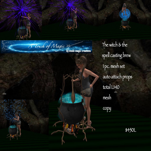 The witch & the spell casting brew-Box-LI=10