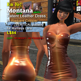 En YO! Montana Patent Leather Dress Maitreya Lara Copper VERTICAL