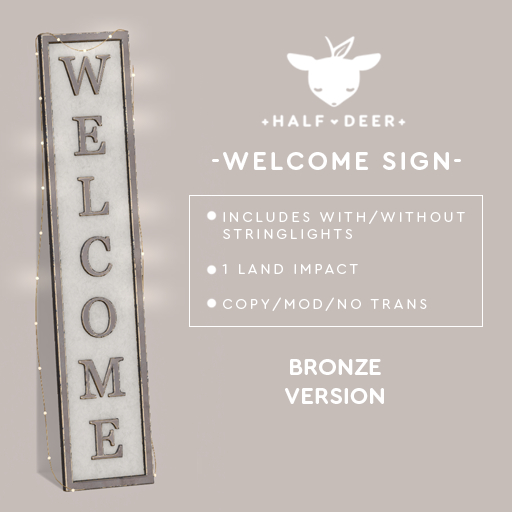 Welcome Sign [Bronze]