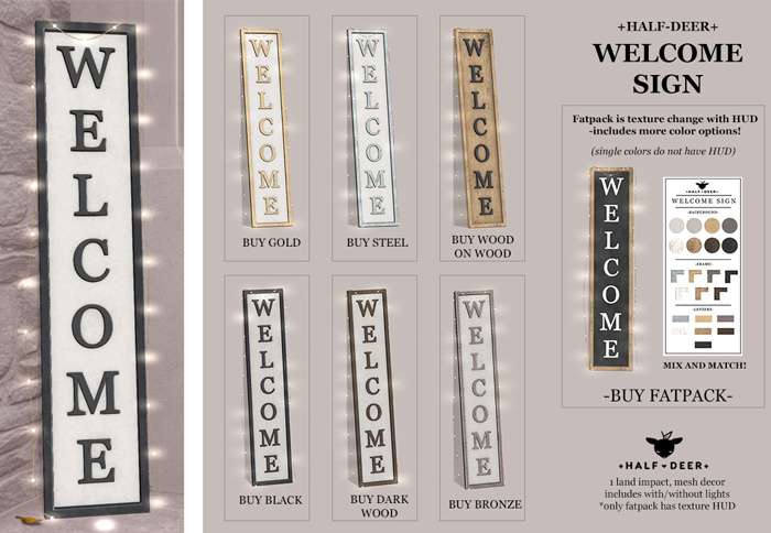 Welcome Sign [FATPACK W/ HUD]