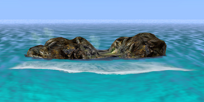 Frog-Sea Rocks 001  off-sim