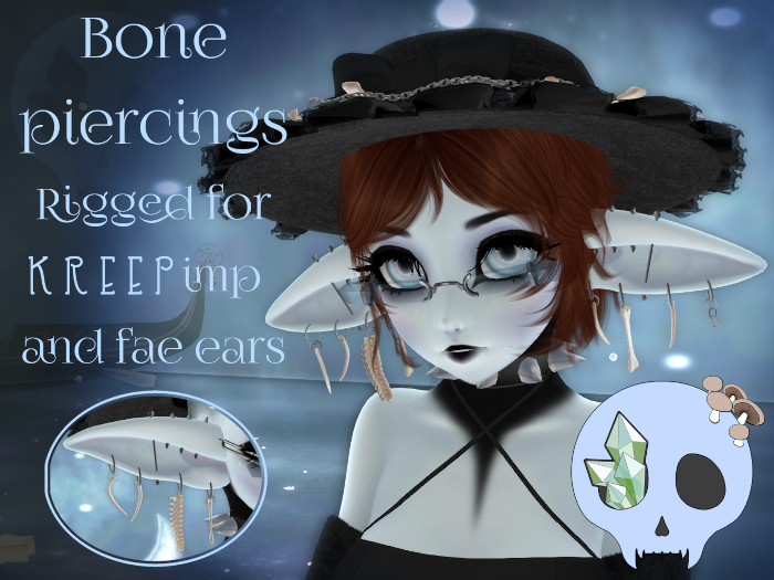 K R E E P - Bone Earrings (retired)