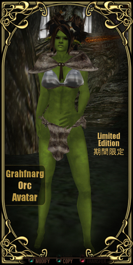 =^.^= Curious Kitties - LIMITED EDITION - Grahfnarg Orc Avatar Set 