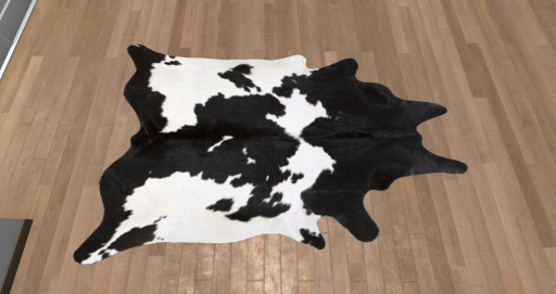 Rug-Cowhide Rugs Boxed