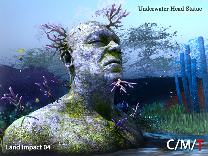 "Killer's" Underwater Head Statue (Decor Only)