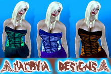 Hb- *Belle* Top Corset style 3 colours