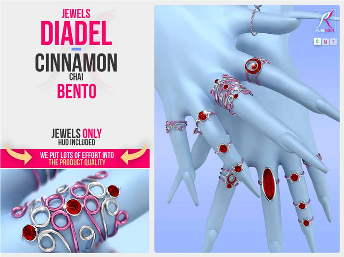 JEWEL . RING . HAND . CINNAMON