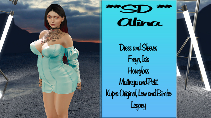 ***SD**Alina Light Blue