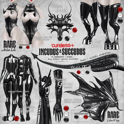 CURELESS[+] Incubus&Succubus / M / Ardat Lili / RARE (v.1)