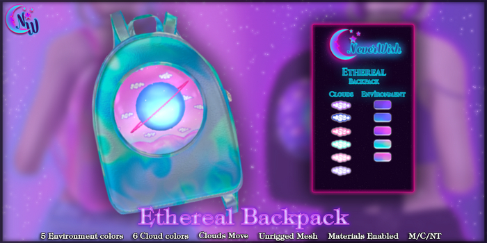 *NW* Ethereal Backpack - Holo Blue