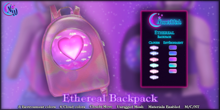 *NW* Ethereal Backpack - Holo Pink