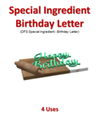 DFS Special Ingredient - Birthday Letter (DFS - Texture Only)