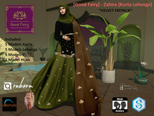 [Good Fairy] - Zahira {Kurta Lehenga} VELVET *FATPACK*