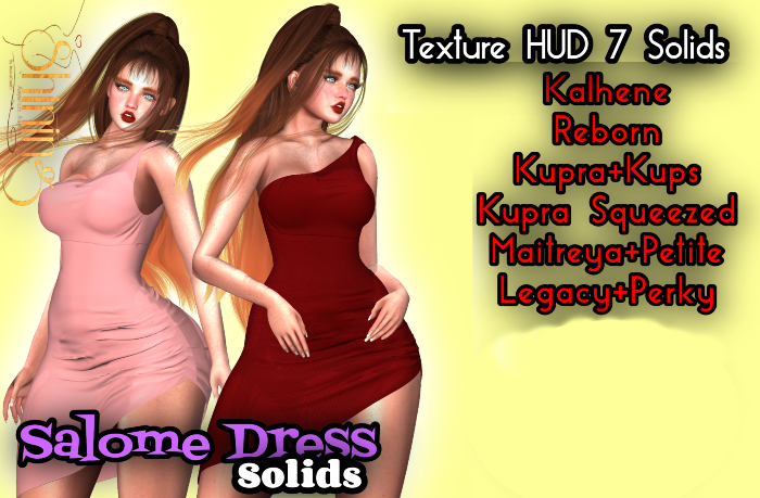 *Shining*  (ADD) Salome Dress Solids