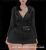 Bipolar - Obi Dress - Black