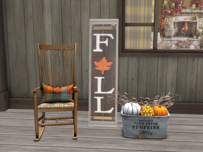 Long Porch Sign - Fall