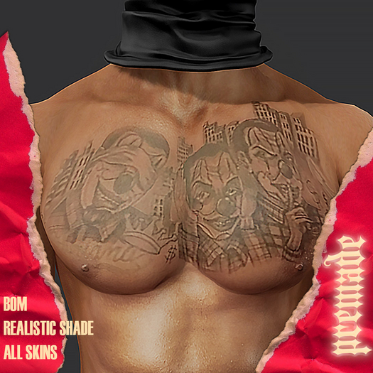 Trap Ink's - Omerta Chest Tat