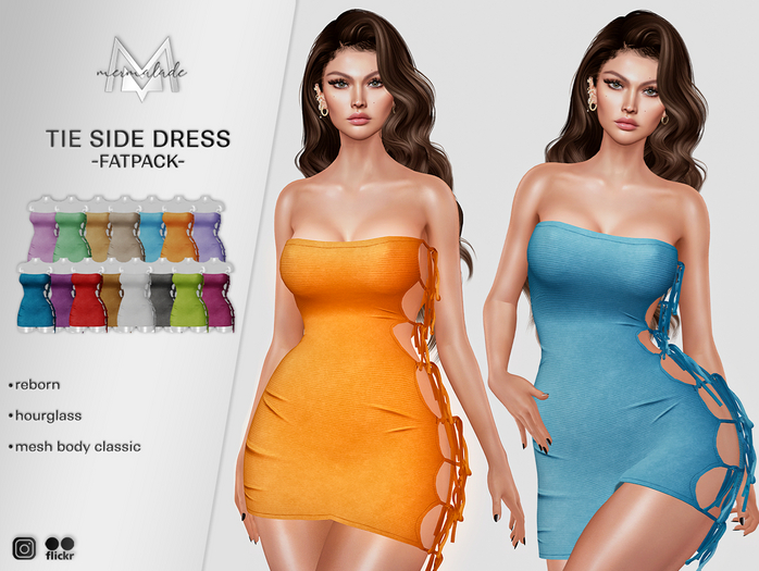 MERMALADE | Side Tie Dress FatPack 75% Discount