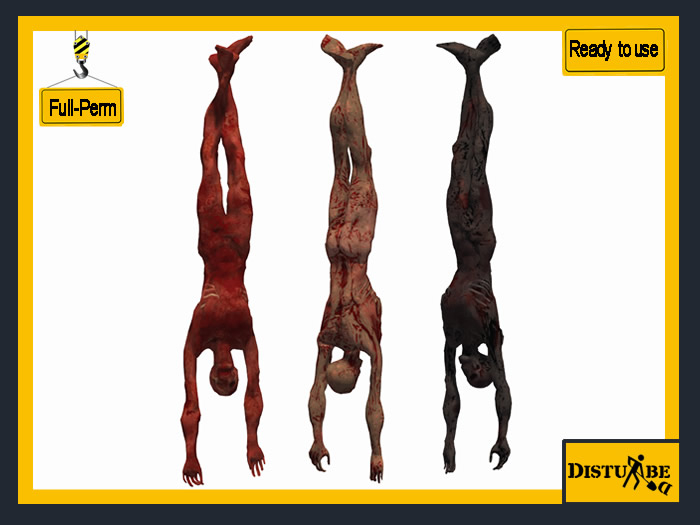 Second Life Marketplace - ::DisturbeD:: Horror Props - Dead Bodies Pack ...
