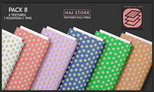 [[ NAI ]] Textures Daisies x6 -PACK 8- PNG [ADD]