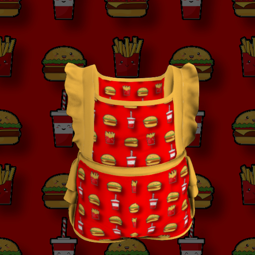 Each Peach - Fast Food Ruffle Shorts - Red