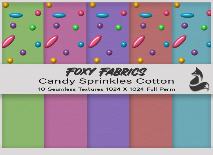 FF- Candy Sprinkle Cotton Seamless Textures