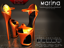 [Renegade] Marina Platform Heels - Orange