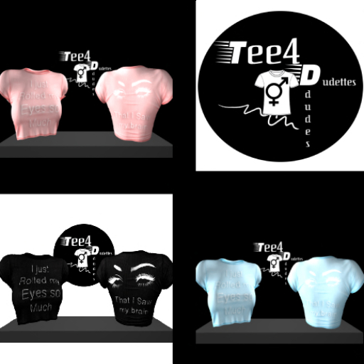 Tee4D (Female) Rolled my Eyes FATPACK 