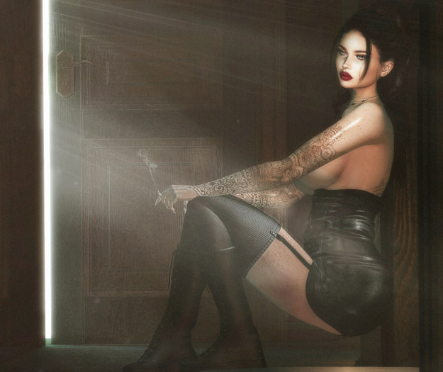 {Caress} In the End Pose