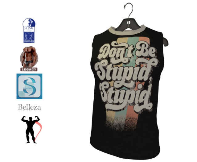 Dont Be Stupid tank top