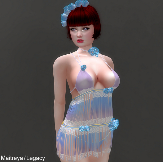 * Anne Sophie * Blue Outfit *