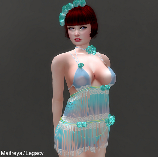* Anne Sophie * Turquoise Outfit *